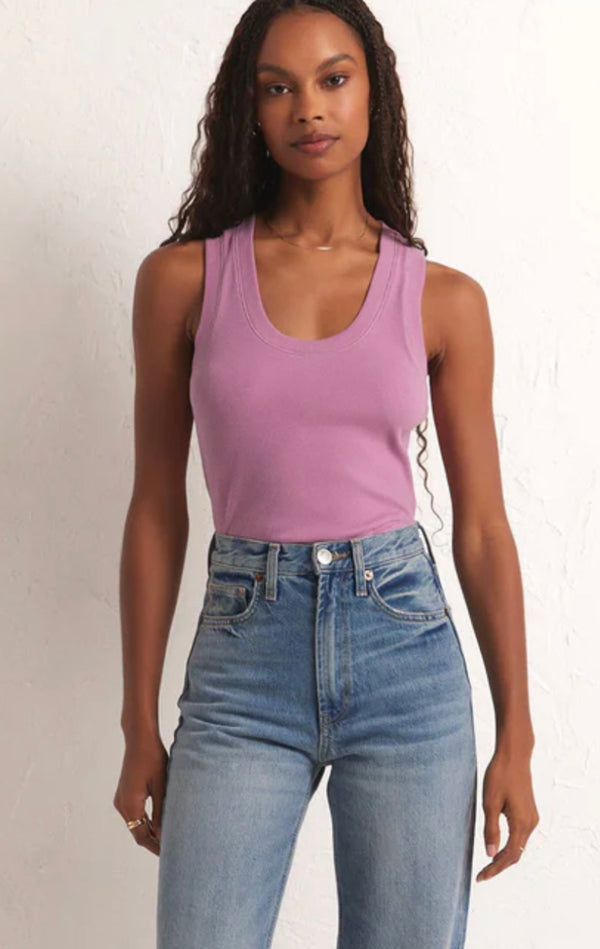 Z SUPPLY ORCHID RIB TOP