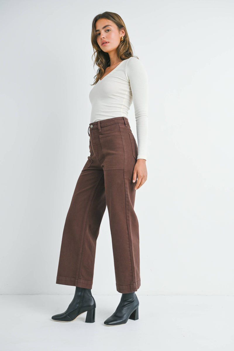 JBD - COFFEE BEAN - Denim Utility Pant