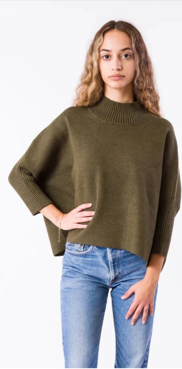 KERISMA OLIVE BOHO SWEATER