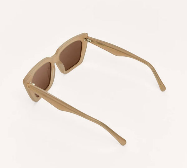 Z Supply Feel Good  Polarized Sunglasses: Warm Taupe