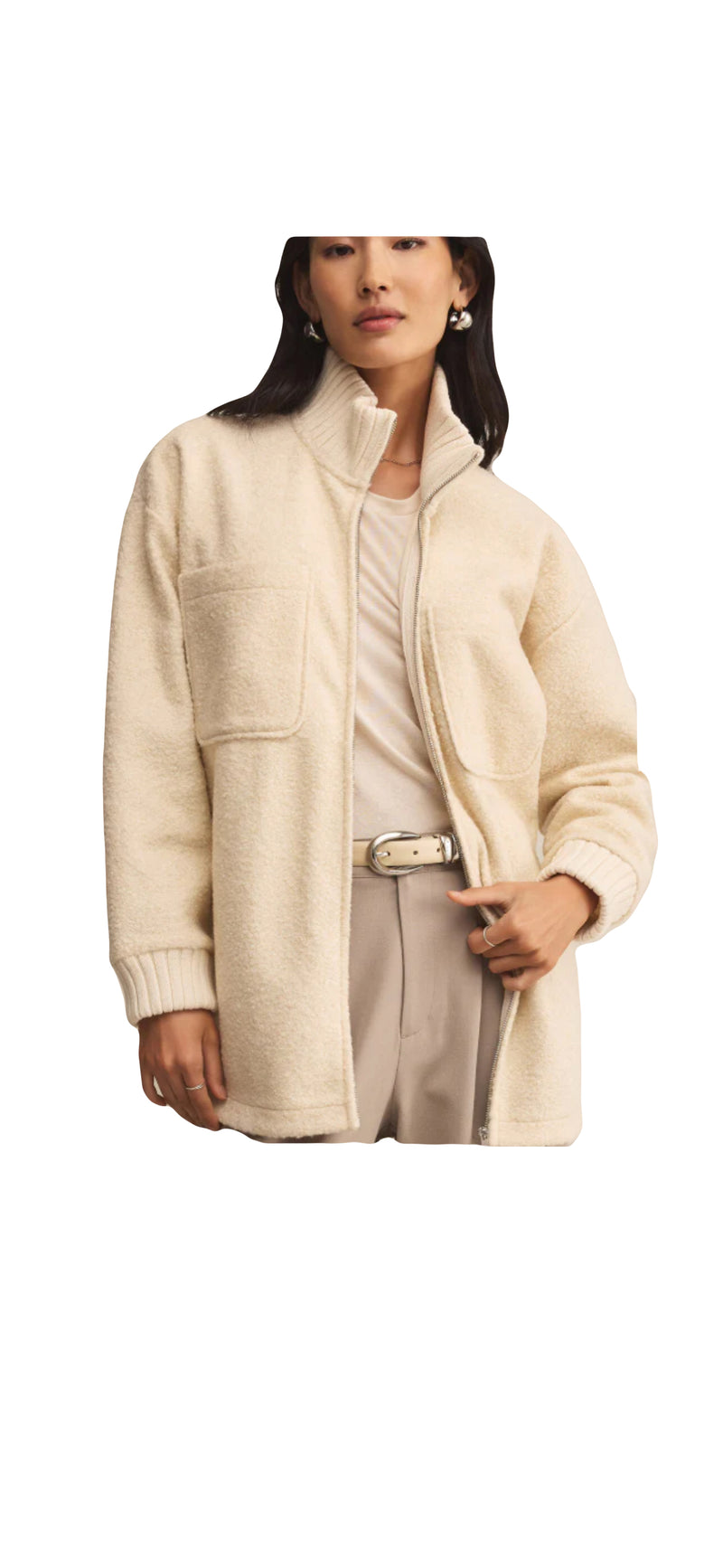 Z Supply: Downhill Jacket in Crystal