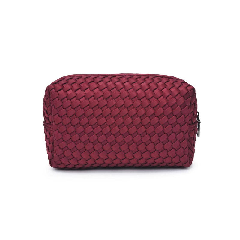 Sol and Selene - Altitude - Woven Neoprene Cosmetic Pouch: Black Nude
