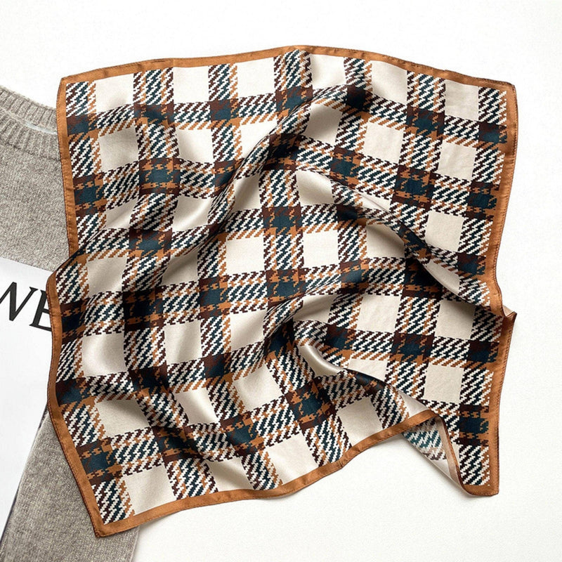 SueSilkHK: Scottish Plaid 100% Mulberry Silk Scarf