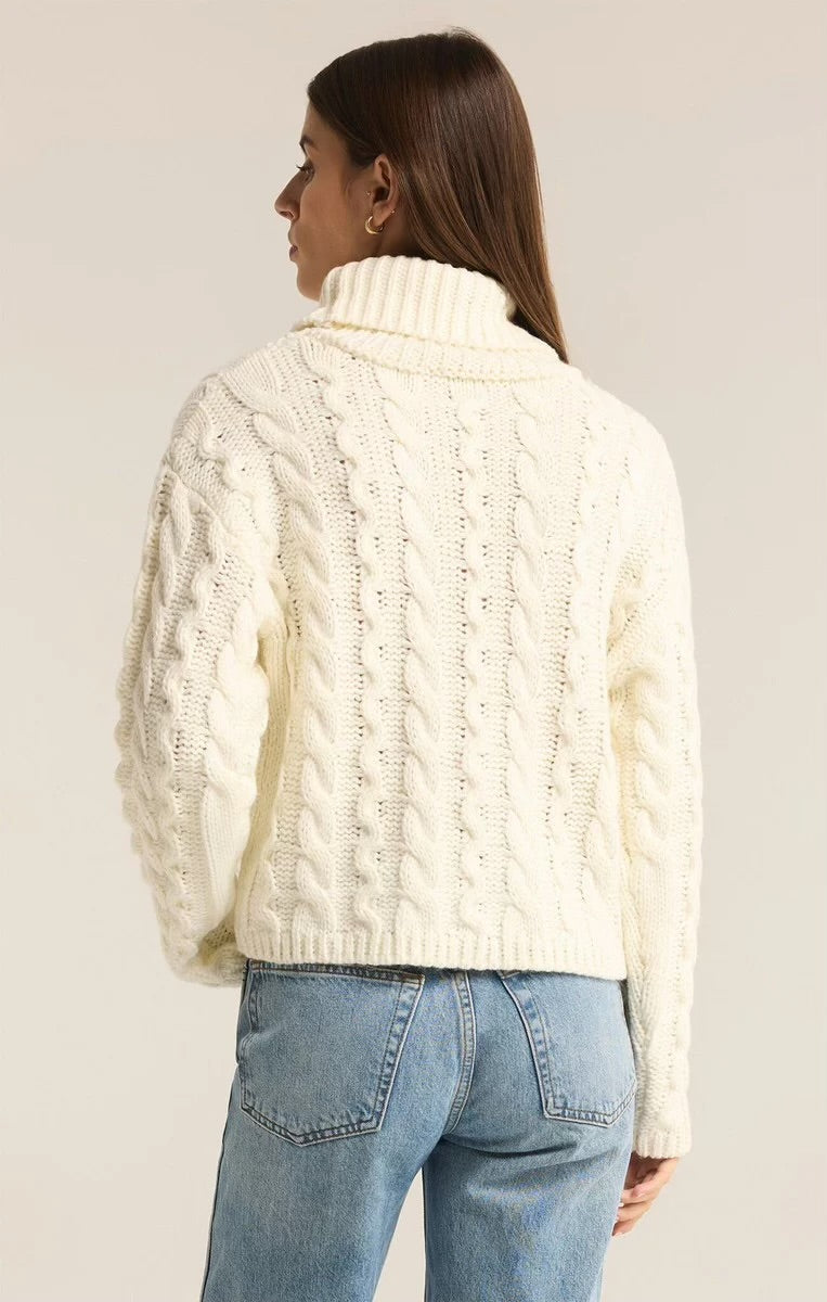 Z Supply Tied to You Sweater - Sea Salt