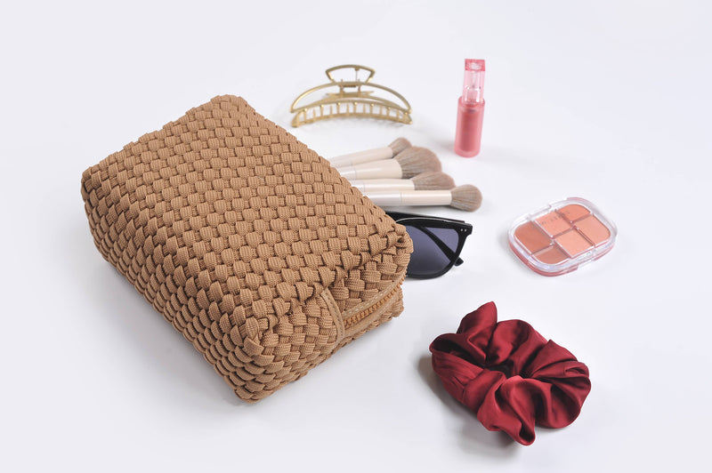 Sol and Selene - Altitude - Laced Up Eco-Edition Cosmetic Pouch: Red