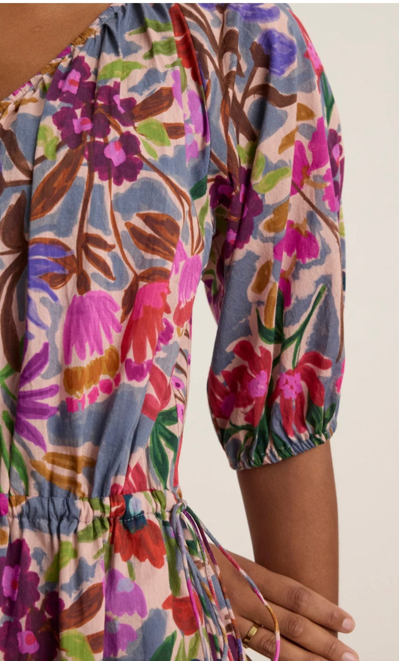 Velvet by Graham & Spencer: Hazel V Neck Dress in Tahiti