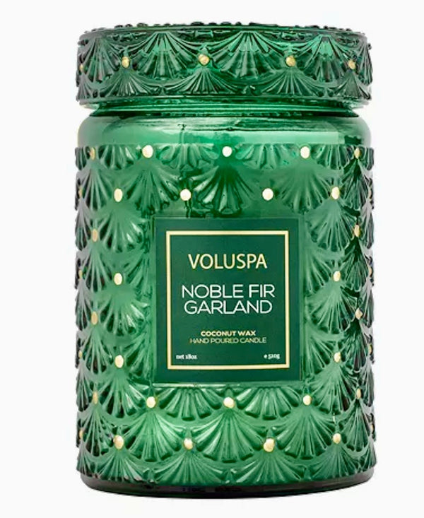 Voluspa: Noble Fir Garland 18 oz Candle