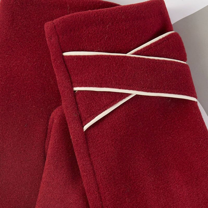 Hana: Crisscross Flat Bow Gloves in Ivory