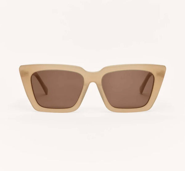 Z Supply Feel Good  Polarized Sunglasses: Warm Taupe