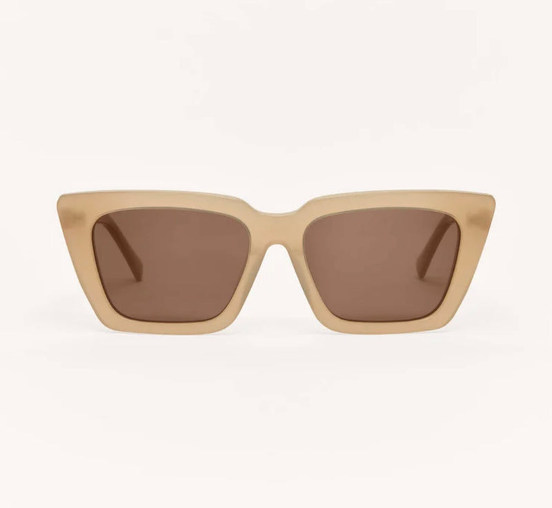 Z Supply Feel Good  Polarized Sunglasses: Warm Taupe