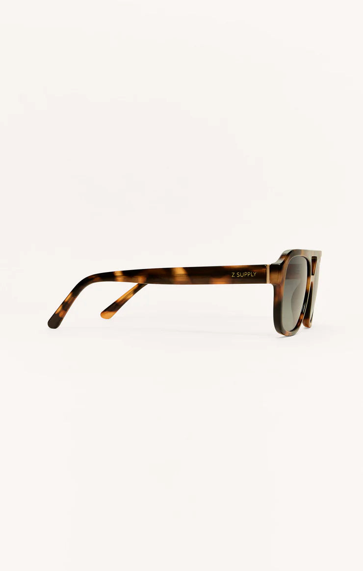 Z Supply After Hours Polarized Sunglasses: Dark Tortoise Gradient