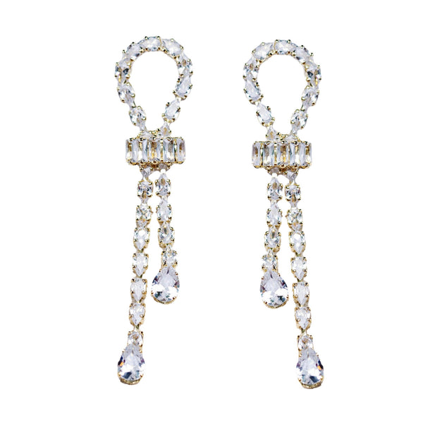 St Armands Designs of Sarasota - Thoroughbred Diamond Drop Earrings