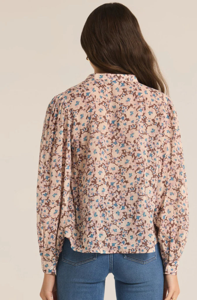 Z SUPPLY- ESME LA PAZ FLORAL BLOUSE