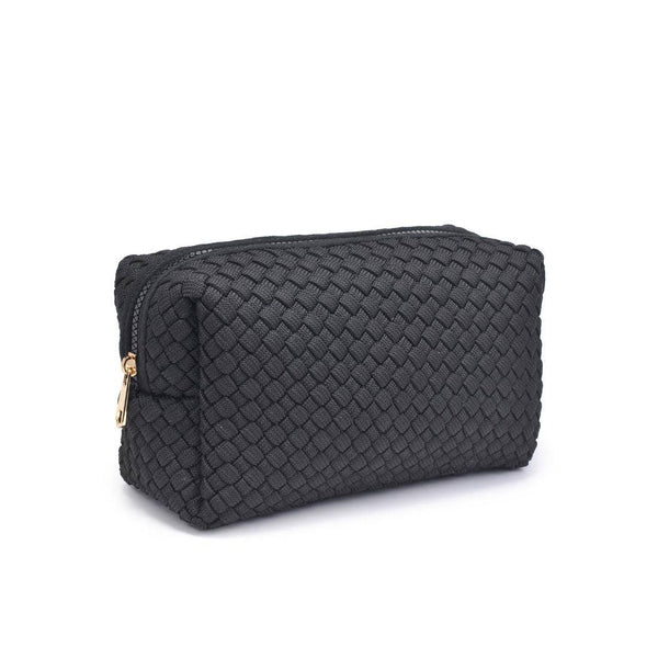 Sol and Selene - Altitude - Laced Up Eco-Edition Cosmetic Pouch: Black
