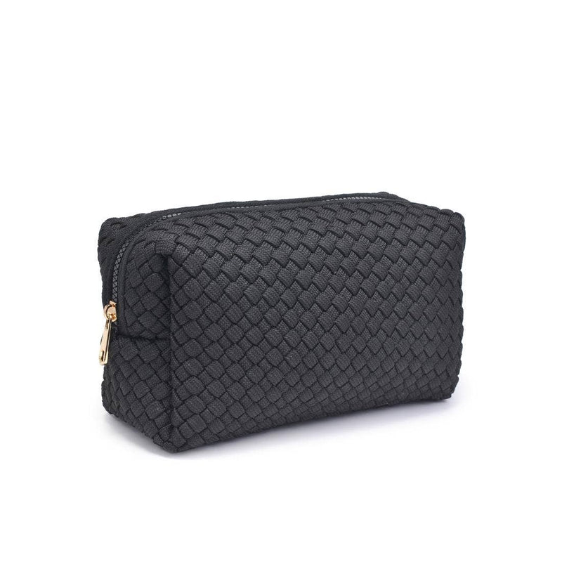 Sol and Selene - Altitude - Laced Up Eco-Edition Cosmetic Pouch: Black