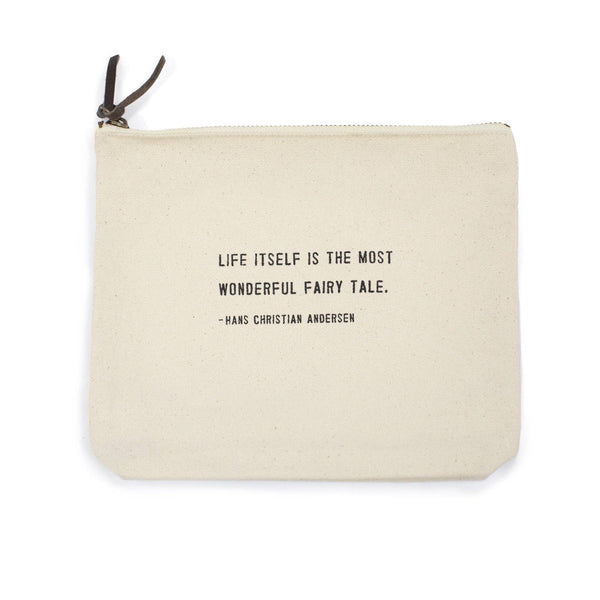 Sugarboo & Co - Life Itself (Hans Christian Andersen) Canvas Zip Bag