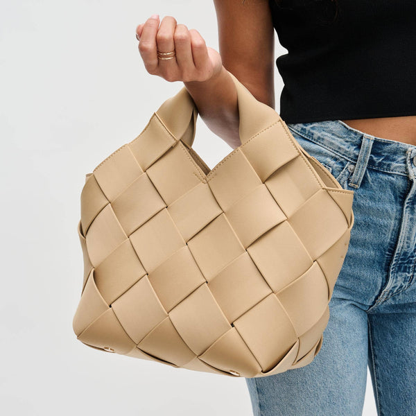 Sol and Selene - Resilience - Woven Neoprene Tote: Nude