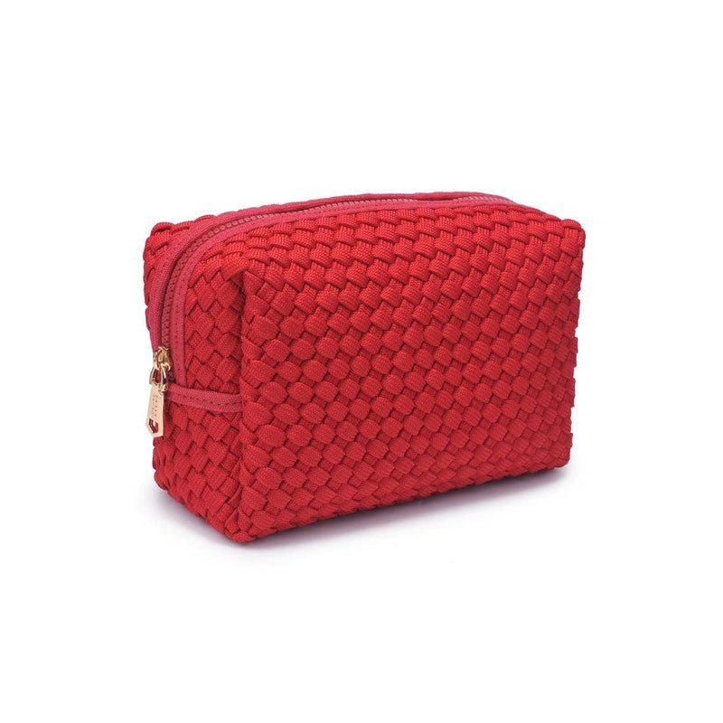 Sol and Selene - Altitude - Laced Up Eco-Edition Cosmetic Pouch: Red