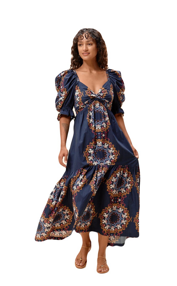 Cleobella: Jewel Ankle Dress in Venezia Blue