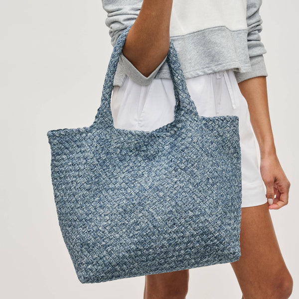 Sol and Selene - Sky's The Limit - Medium Denim Tote: Denim