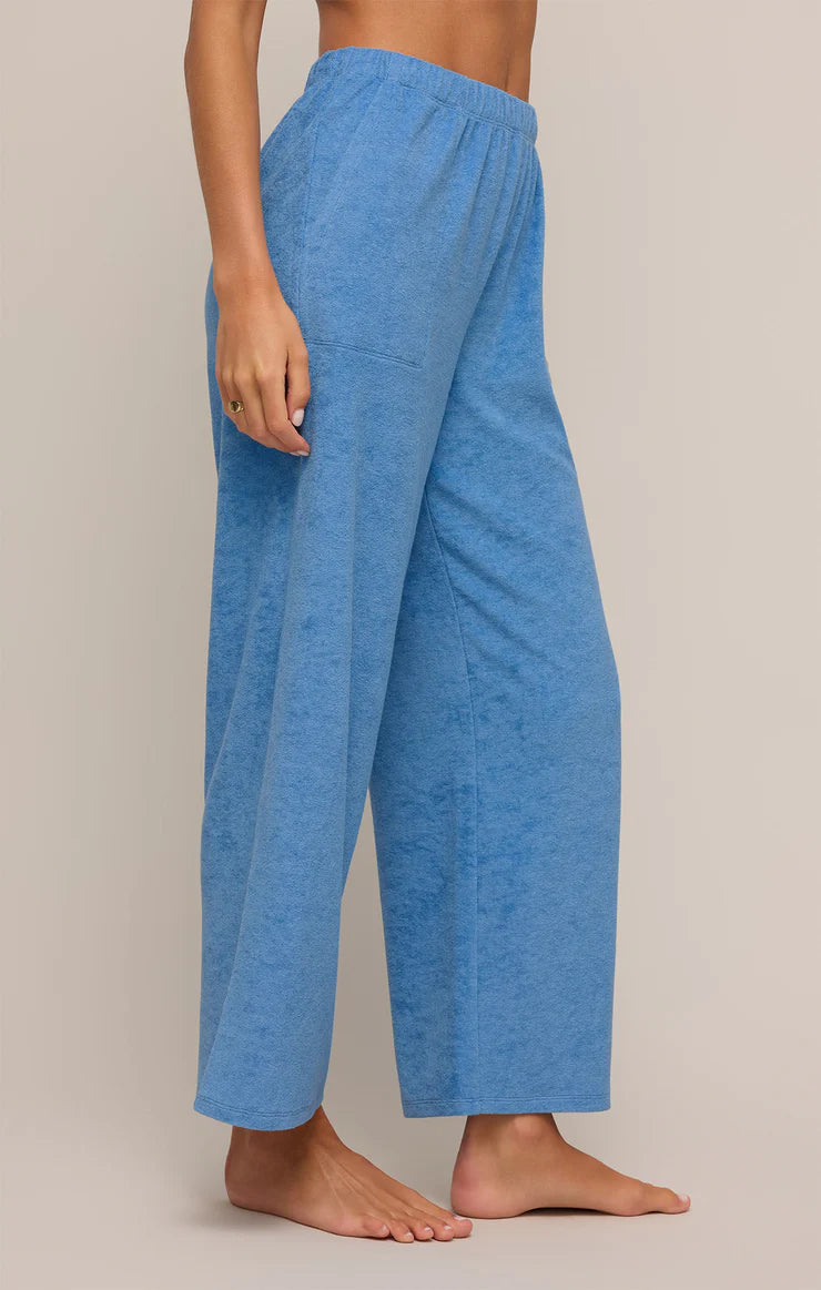 Z Supply Let’s Cruise Terry Pant: Salty Blue