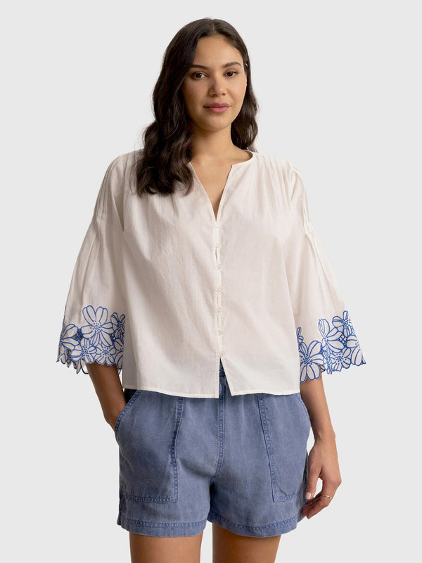 Velvet by Graham & Spencer Blake Shirt: Blue