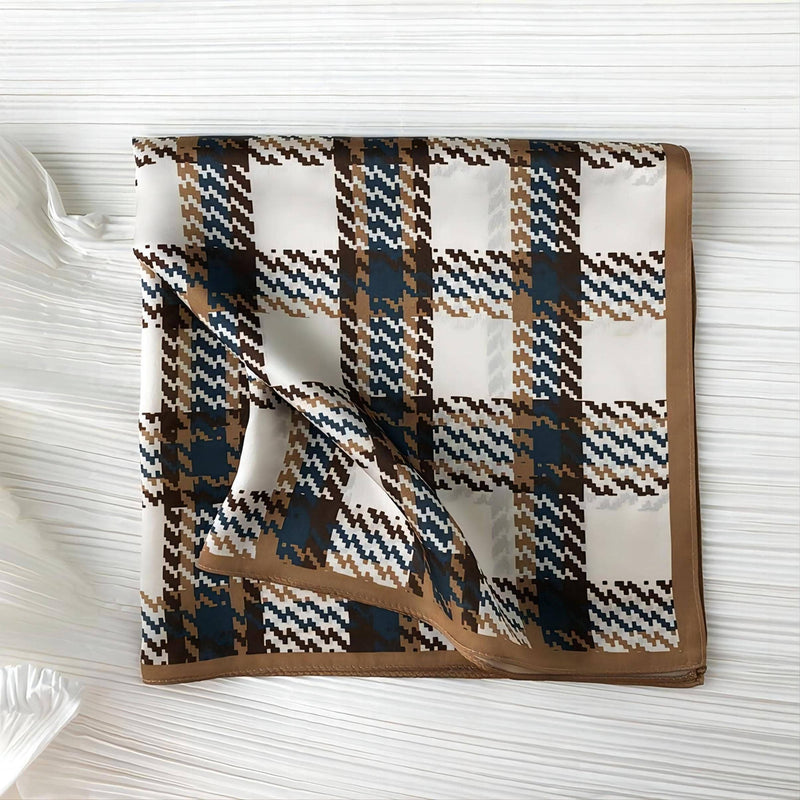 SueSilkHK: Scottish Plaid 100% Mulberry Silk Scarf