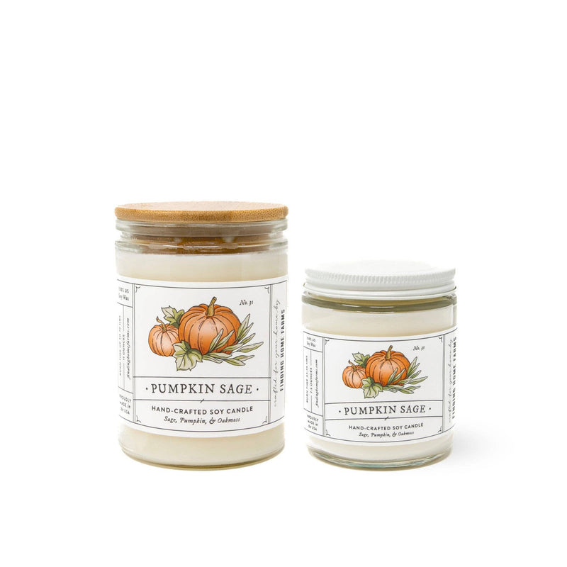 Finding Home Farms - Soy Candle, Pumpkin Sage, Fall Scent: Large