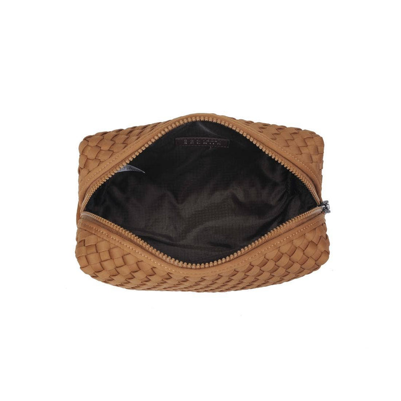 Sol and Selene - Altitude - Woven Neoprene Cosmetic Pouch: Black Nude