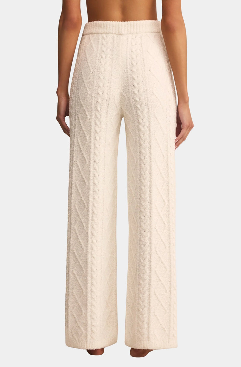 Z Supply: Gemma Cable Pant in Vanilla Ice