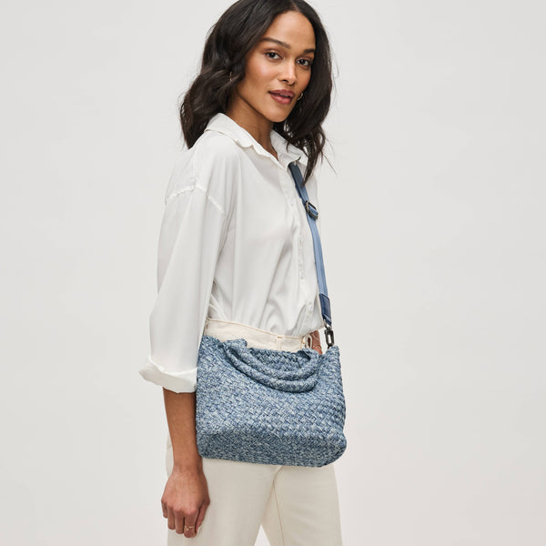 Sol and Selene - Sky's The Limit - Small Denim Crossbody: Denim