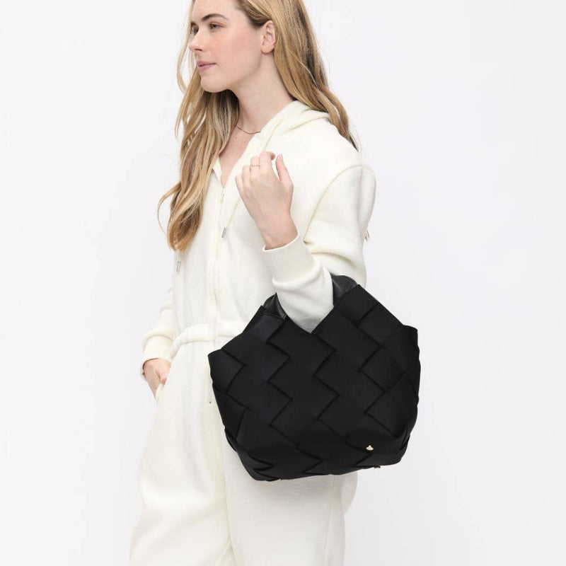 Sol and Selene - Resilience - Woven Neoprene Tote: Chocolate