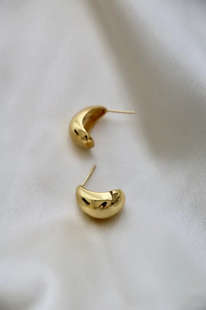 Katie Waltman Jewelry - BONNIE CHUNKY TEARDROP STUDS