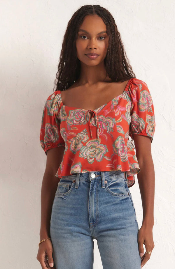 Z SUPPLY TANGO FLORAL TOP