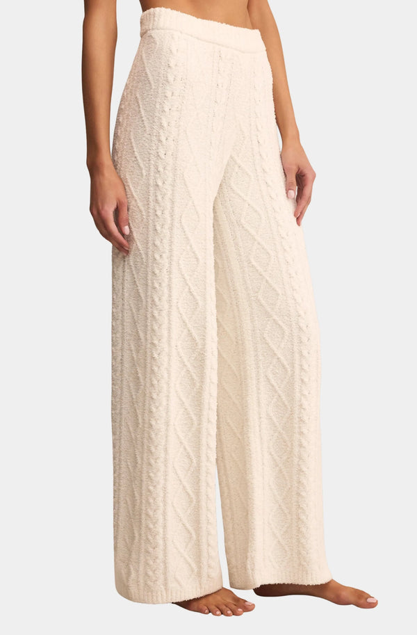 Z Supply: Gemma Cable Pant in Vanilla Ice