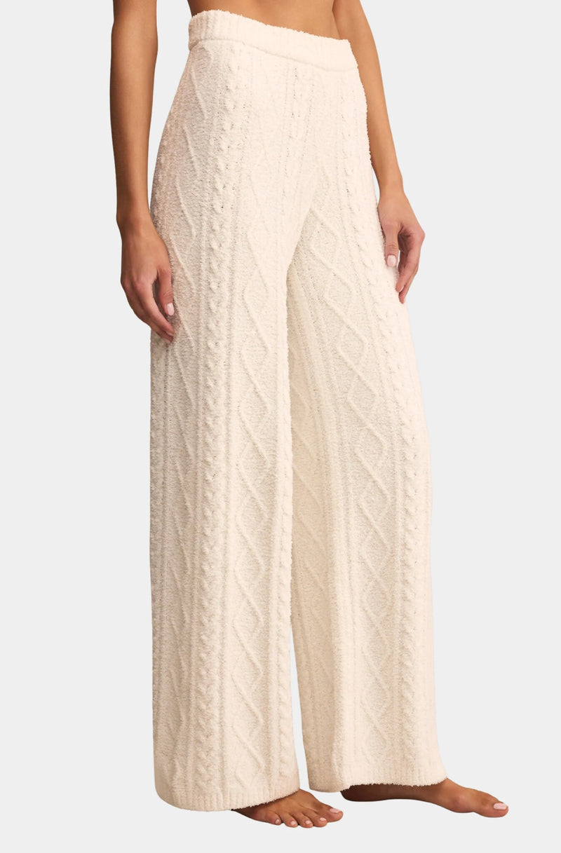 Z Supply: Gemma Cable Pant in Vanilla Ice