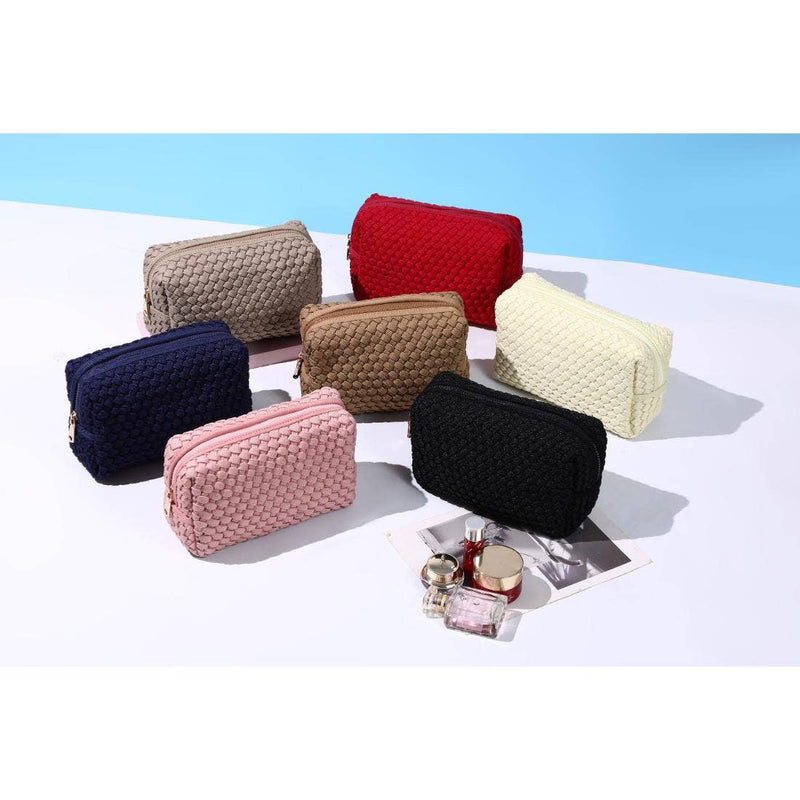 Sol and Selene - Altitude - Laced Up Eco-Edition Cosmetic Pouch: Red