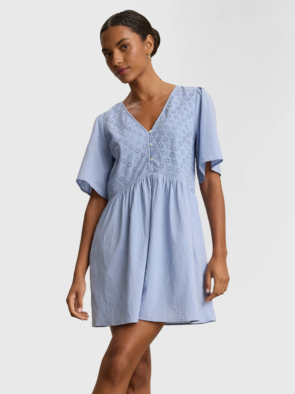 Velvet by Graham & Spencer Nelli Dress: Blue