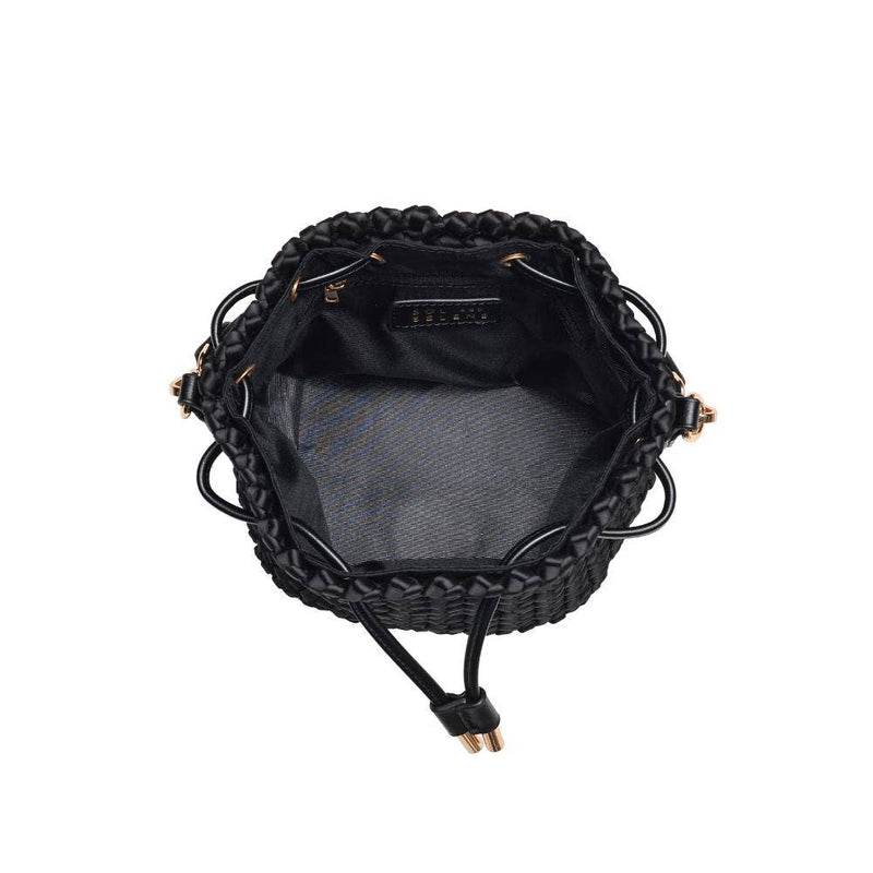 Sol and Selene - Essence - Hand Woven Knot Crossbody: Black