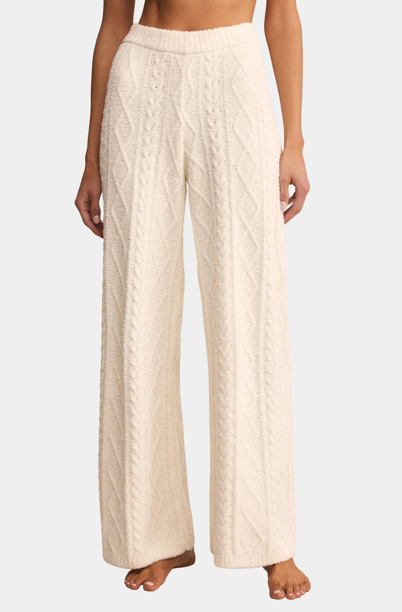 Z Supply: Gemma Cable Pant in Vanilla Ice