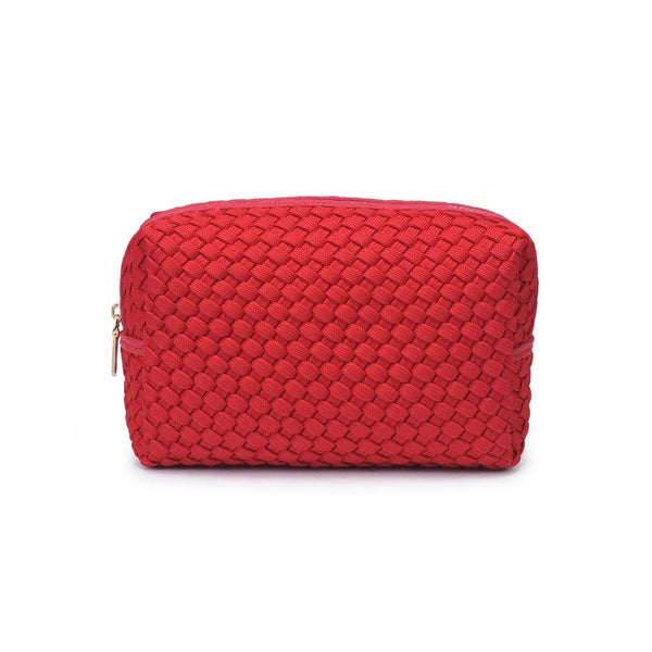 Sol and Selene - Altitude - Laced Up Eco-Edition Cosmetic Pouch: Red