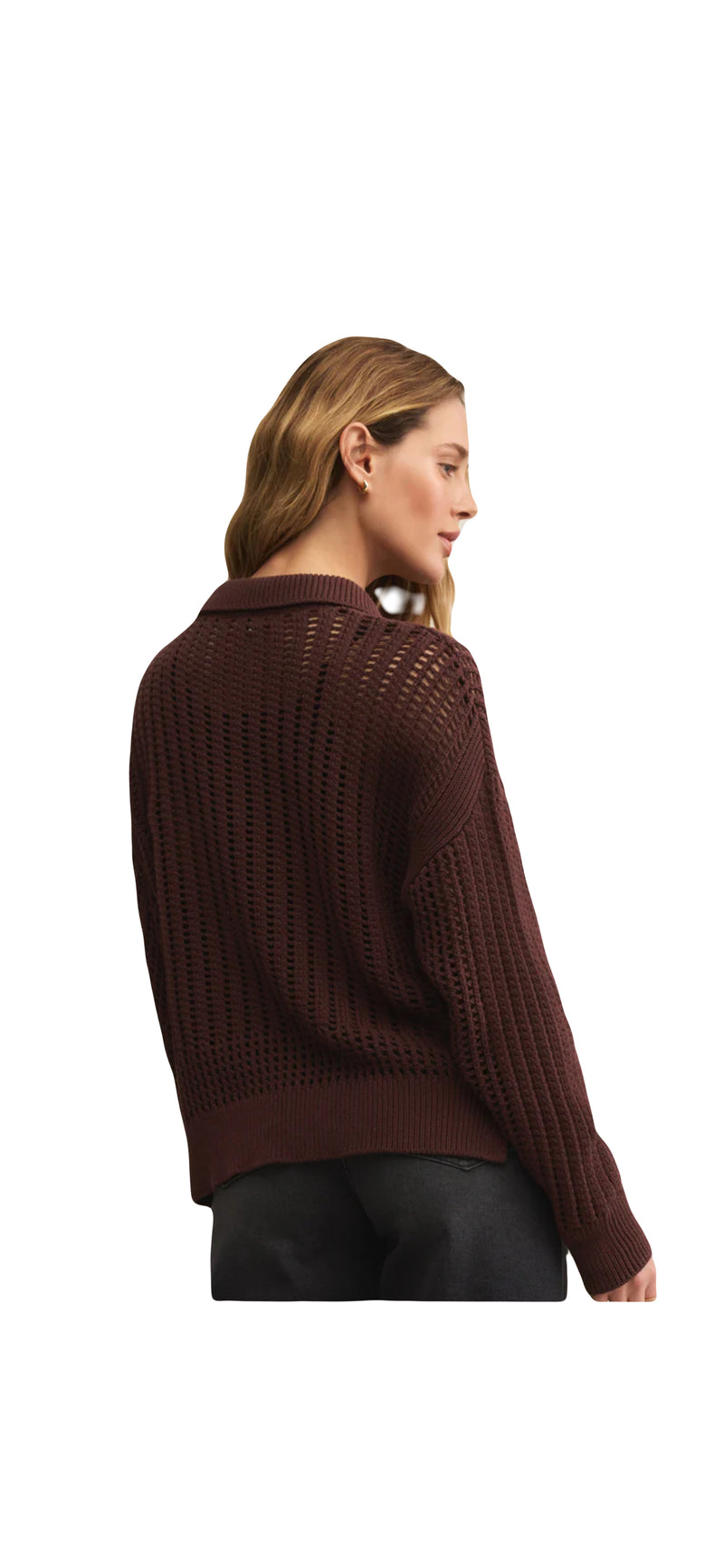 Z Supply: Looking Glass Polo Sweater