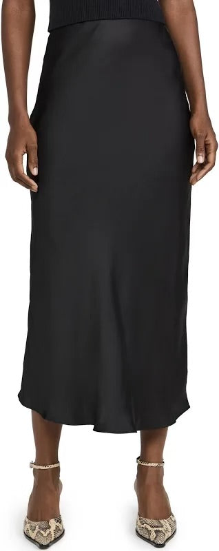 Z Supply Europa Luxe Sheen Skirt - Black