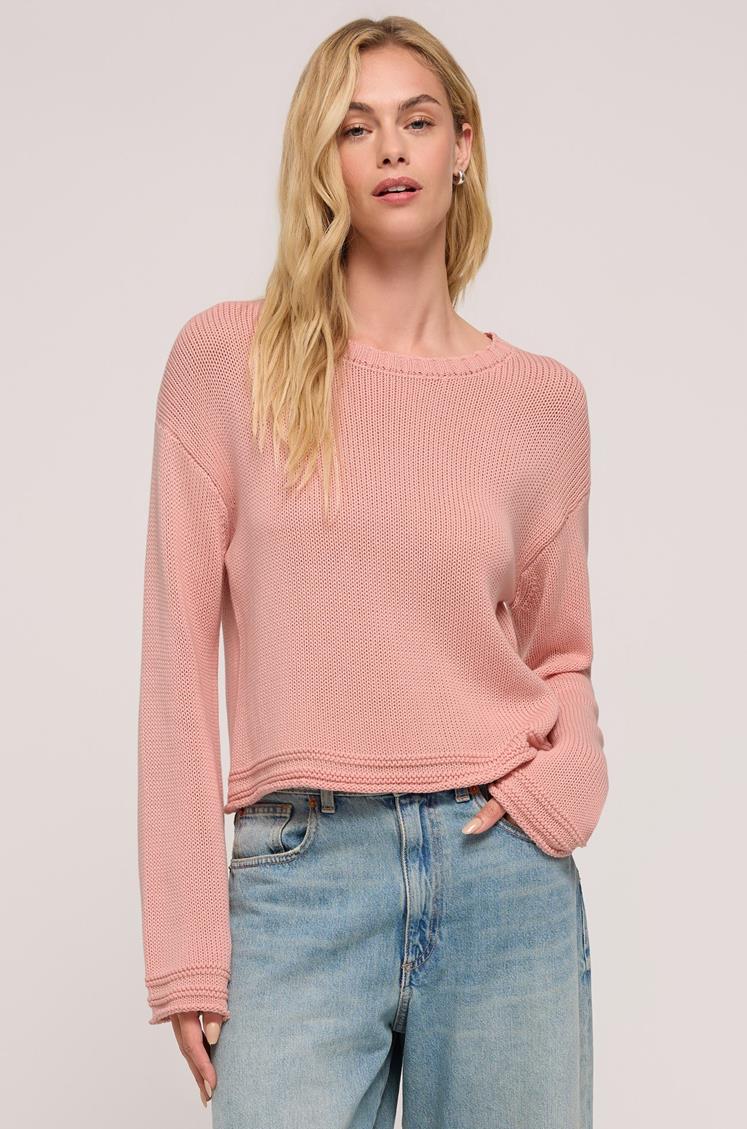 Z SUPPLY  PINK EMERSON SWEATER