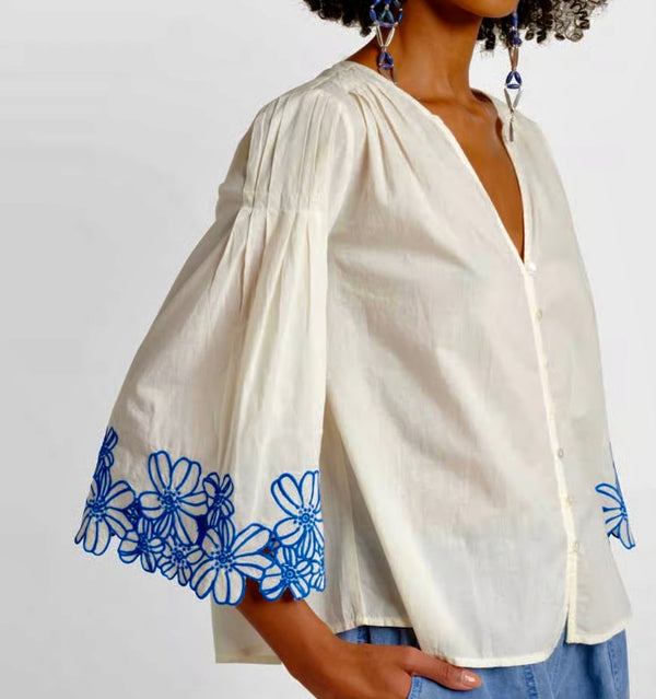 Velvet by Graham & Spencer Blake Shirt: Blue