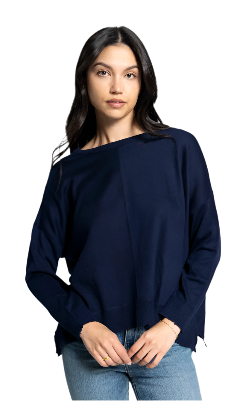 KERISMA NAVY LAWSON SWEATER