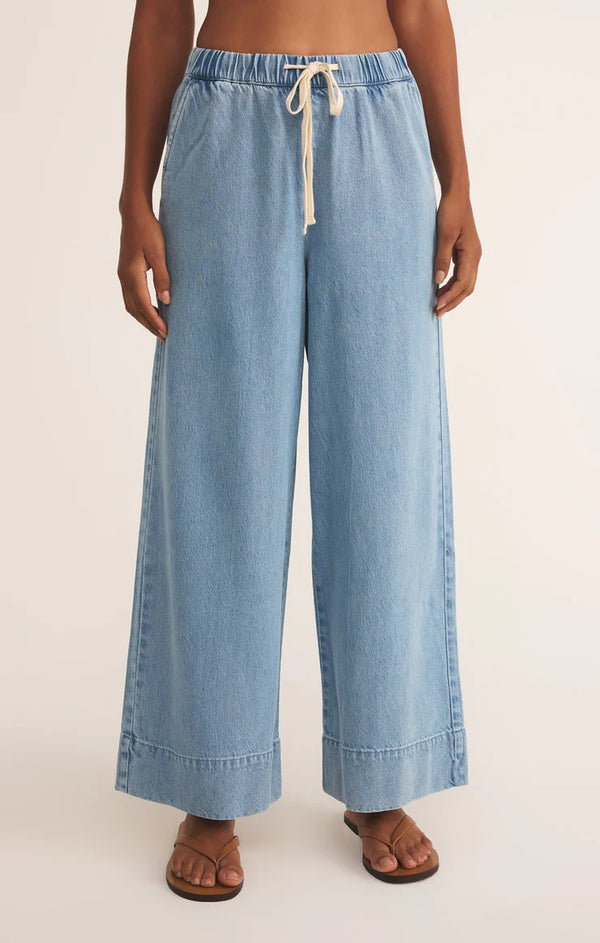 Z Supply Weston Pant: Light Vintage Indigo