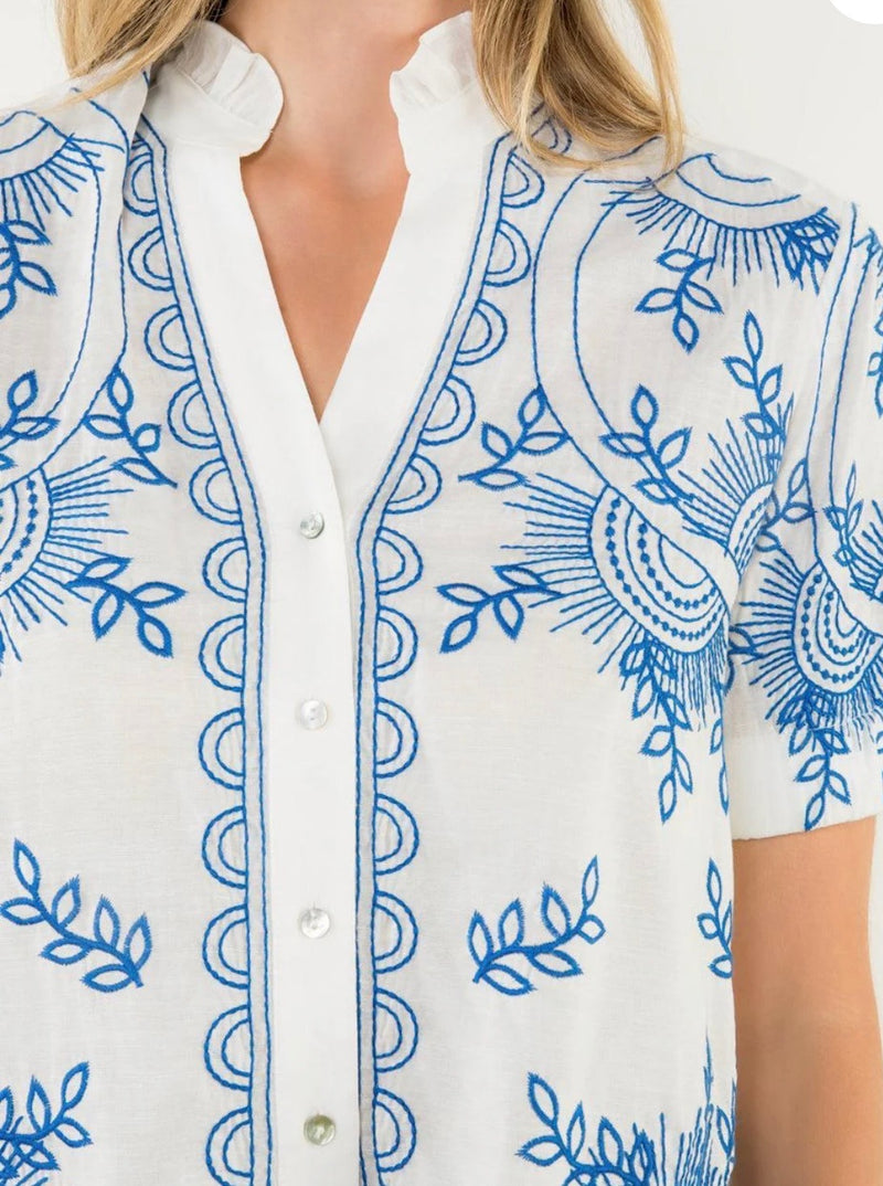 THML: Bella Embroidered Top