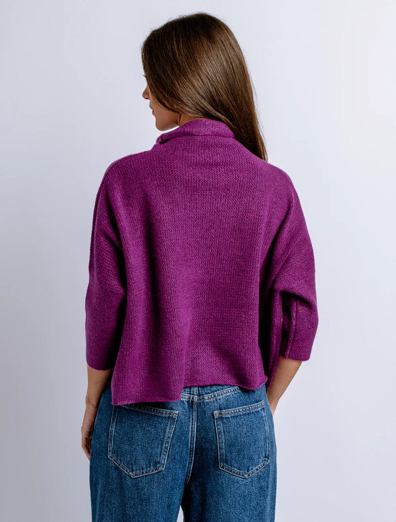 Kerisma: Aja London Sweater in Purple Magic