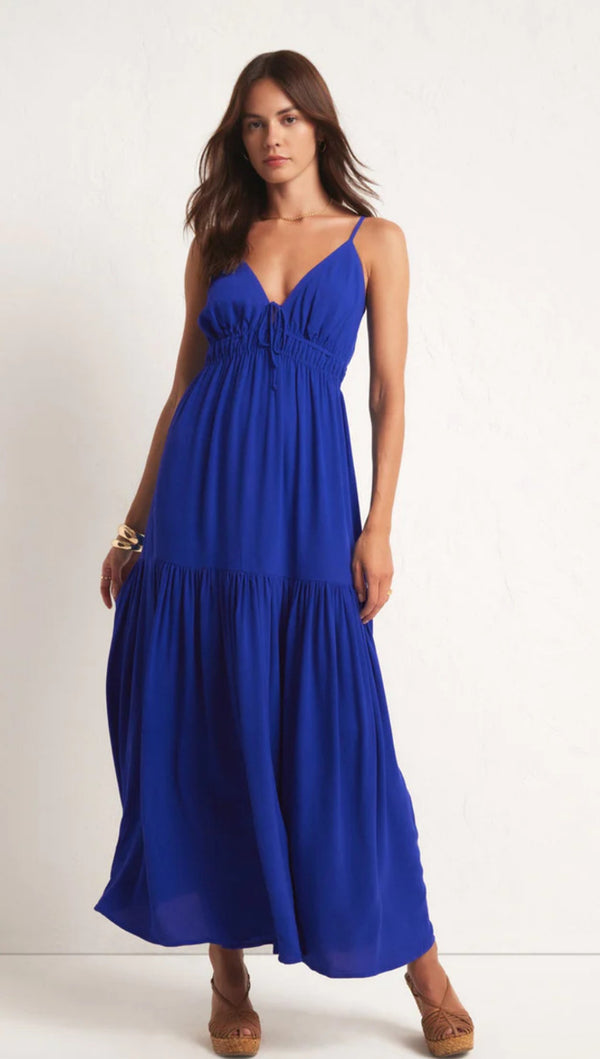 Z SUPPLY- Lisbon Maxi Dress in Palace Blue